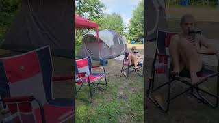 Shell Lake ATV Campground WI Site 13 Nice Setup for Tent Camping [upl. by Nikoletta]