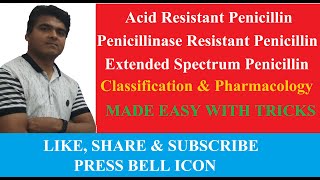 Penicillin Classification TricksAcid amp Penicillinase ResistanceExtended Spectrum Penicillin PART3 [upl. by Cline]