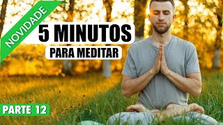 MEDITAÇÃO GUIADA  5 MINUTOS PARA ACALMAR A MENTE E DIMINUIR A ANSIEDADE  PARTE 12 DE 20 [upl. by Lalla]