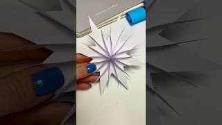 ❄️⭐️ DIY Paper Snowflake svetaartandcraft diy craft snowflakes christmas newyear crafts [upl. by Drofnil]