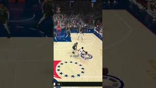 Joel Embiid highlights from a recent PNO game nba2k25 gaming 2knodribble [upl. by Attem]