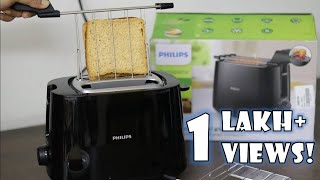 Philips Toaster HD258390 Unboxing and Review  Best 2 in 1 Toaster and Grill  How to Use a Toaster [upl. by Yeldarb]