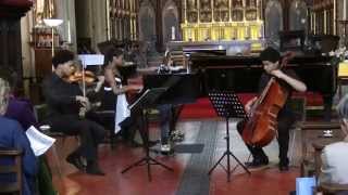 Isata Braimah and Sheku KannehMason play Mendelssohn Piano Trio in D Minor Op 49 1st Movement [upl. by Sigler37]