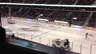 Zambonis at Scotiabank Place [upl. by Avenej]