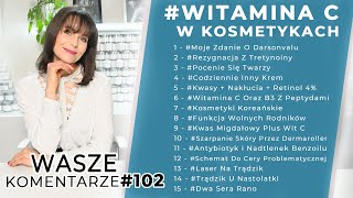 PRZEDZIAŁY PROCENTOWE WITAMINY C w KOSMETYKACH  WK102 [upl. by Akimrej254]