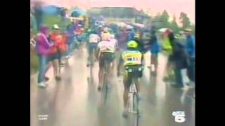 Giro dItalia 1993  Passo Pordoi  Passo di Campolongo [upl. by Chiles]