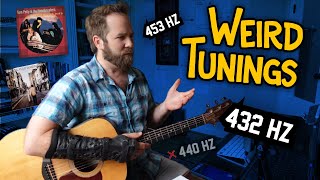 How to tune your guitar AWAY from 440hz to 432hz 453hz etc [upl. by Edorej]