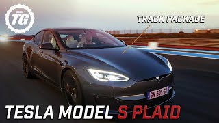 FIRST DRIVE 200mph Tesla Model S Plaid Track Package [upl. by Liahus]