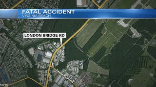 Virginia Beach Police investigating fatal crash on London Bridge Rd overnight [upl. by Ted]