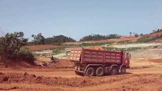 Construction Of Tailings Dam [upl. by Aksehcnarf]