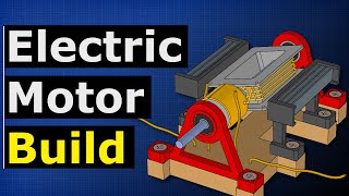 Electric Motor Build  Make a simple electric motor [upl. by Fortin958]