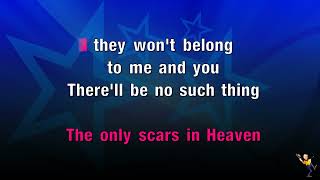 Scars In Heaven  Casting Crowns KARAOKE [upl. by Kcirdle]