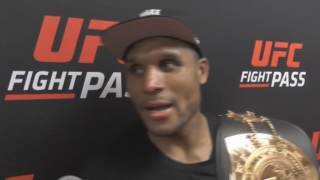 GLORY 33 PostFight Jason Wilnis plans to sleep with his new belt [upl. by Enicar351]