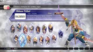 Dissidia Final Fantasy NT  Character Roles Showcase PS4 Closed Beta [upl. by Alram]