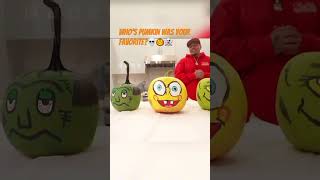 These Foos Host Pumpkin Painting contest thesefoos lelele vlogging clipfarming halloween [upl. by Cristabel]