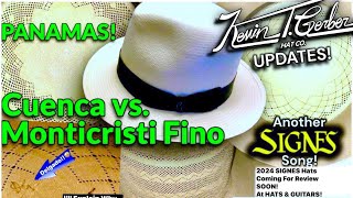 PANAMAS Cuenca vs Monticristi Fino Why I LOVE Cuencas plus What’s Next For the KTG HAT COMPANY [upl. by Dorelia177]