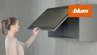 AVENTOS HK  Ferrure Blum pour porte relevable pivotante [upl. by Chiaki]