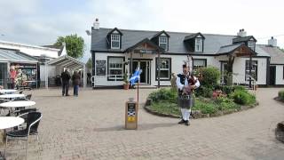 Bagpiper on Gretna Green Scotland [upl. by Nauqat]