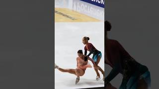 This situation 🫣figureskating annashcherbakova alexandratrusova olympicgames olympics [upl. by Signe]