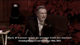 Mark O’Connor memoir Crossing Bridges  reading excerpt [upl. by Duster]