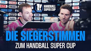 quotDie deutsche Handballkultur ist UNFASSBARquot I Mathias Gidsel und Tobias Reichmann nach dem Sieg [upl. by Eboj125]