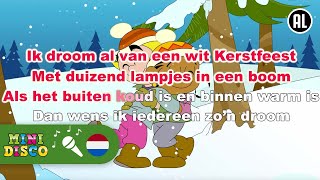 WIT KERSTFEEST  Kerstliedjes  Karaoke  Minidisco [upl. by Lanae179]