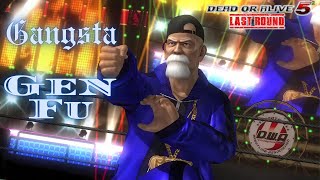 Dead or Alive 5 Last Round Gen Fu as Gangsta Grandpa Steam Deck [upl. by Noyerb92]