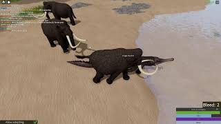 Live  Mammoth herd in Cenozoic Survival Classic [upl. by Neerac]