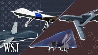 US vs China The Design and Technology Behind Military Drones  WSJ [upl. by Euseibbob]