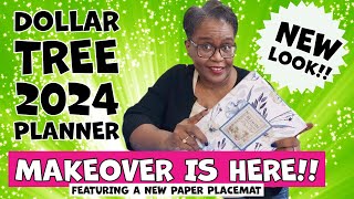 STAY ORGANIZED 2024 DOLLAR TREE CALENDAR MAKEOVER [upl. by Rebane]