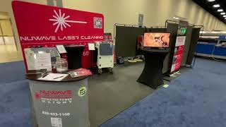 Laser Cleaning Booth  The Steel Conference [upl. by Atikaj]