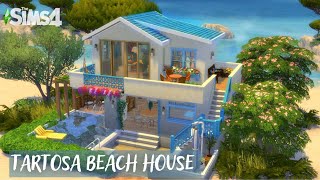 Tartosa Beach House  The Sims 4 My Wedding Stories  Stop Motion No CC [upl. by Atiroc]