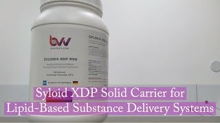 Syloid XDP Solid Carrier for LipidBased Substance Delivery Systems [upl. by Agatha117]