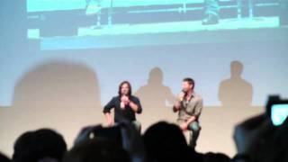 Supernatural Convention  AECON 2  Beginning Of Jareds amp Jensens Panel [upl. by Broome]