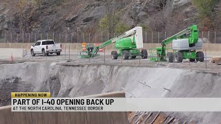 I40 expected to be open to drivers by New Years Day [upl. by Aivalf787]