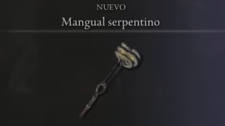 ARMA Mangual Serpentino Serpientes en Llamas ELDEN RING DLC [upl. by Hales]