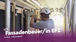 Arbeite als Fassadenbauerin EFZ  SchürchEgli AG  Lehrstellenvideo  Yousty [upl. by Anesusa896]