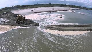 Captain Sams Inlet Closure Attempt 060415 [upl. by Esej503]