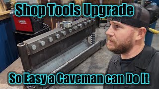 Shop Tools UPGRADE  DIY Finger Press Brake [upl. by Etnad825]