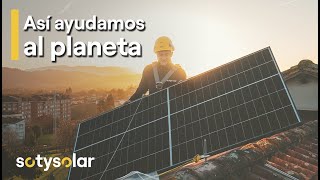 Energía RENOVABLE para un futuro SOSTENIBLE ¿Cómo mejoramos nuestra huella de CO2 ☀️🌿 SotySolar [upl. by Enaile]