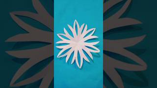 Easy paper snowflake shorts subscribe snowflakes diy papersnowflakes paper viralshort video [upl. by Wrench582]