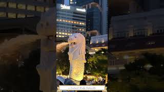 The Merlion Singapore’s Most Iconic Tourist Attraction  Never Miss Merlion Park  singaporetour [upl. by Alimac]