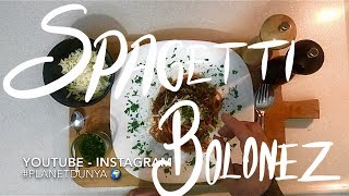 Spagetti Bolonez Kıymalı Makarna  Bolonez Soslu Makarna 🎯 planetdunya 🌍 [upl. by Yramliw705]