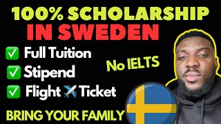 Fully Funded SI Scholarship in Sweden 2025  Covers all Costs [upl. by Akerdnuhs532]