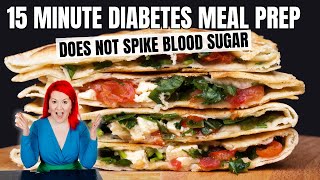 QUICK Low Carb Diabetic Meal Prep in Under 15 Minutes EASY Diabetes amp Prediabetes Lunch Recipe [upl. by Killigrew]