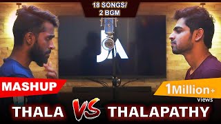 Thala Vs Thalapathy Mashup  Joshua Aaron  ft Rajaganapathy [upl. by Nilesoj436]