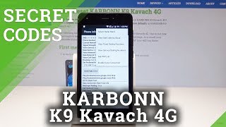 Codes KARBONN K9 Kavach 4G  Advanced Settings  Hidden Mode [upl. by Elwin]