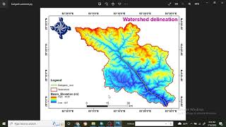 Watershed delineation in ArcGIS gistutorialeasytutorial [upl. by Riek]