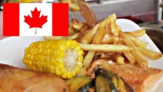 Our CANADA DAY SCHOOL LUNCH  Roast Chicken Poutine Salmon [upl. by Divan]