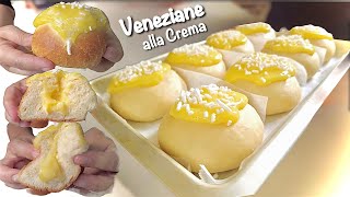 BRIOCHES VENEZIANE alla CREMA soffici e cremose [upl. by Paco]